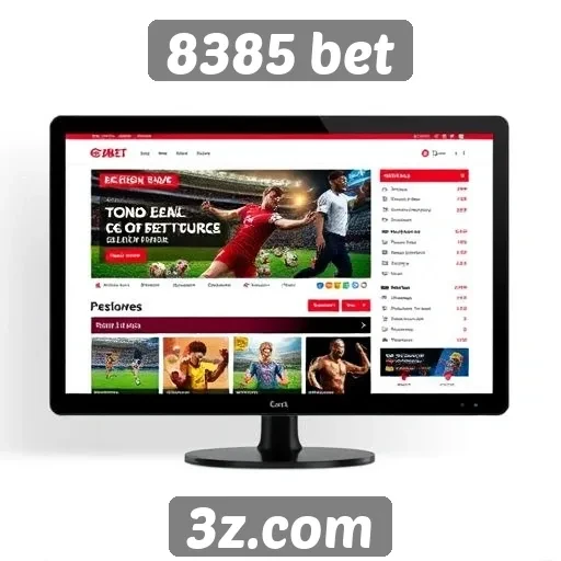 Avaliação do design do site 8385 bet