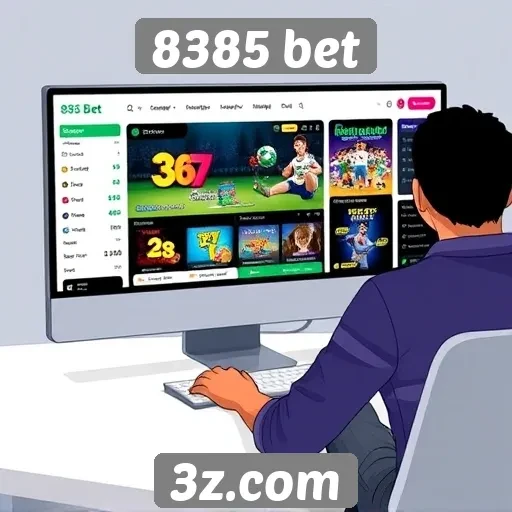 Avaliação da interface do usuário do site 8385 bet